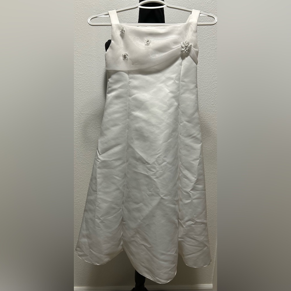 Flower Girl Dress - 8 - White - Used